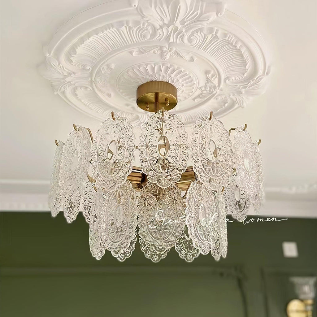 Briarden Glass Chandelier-Moonnatur