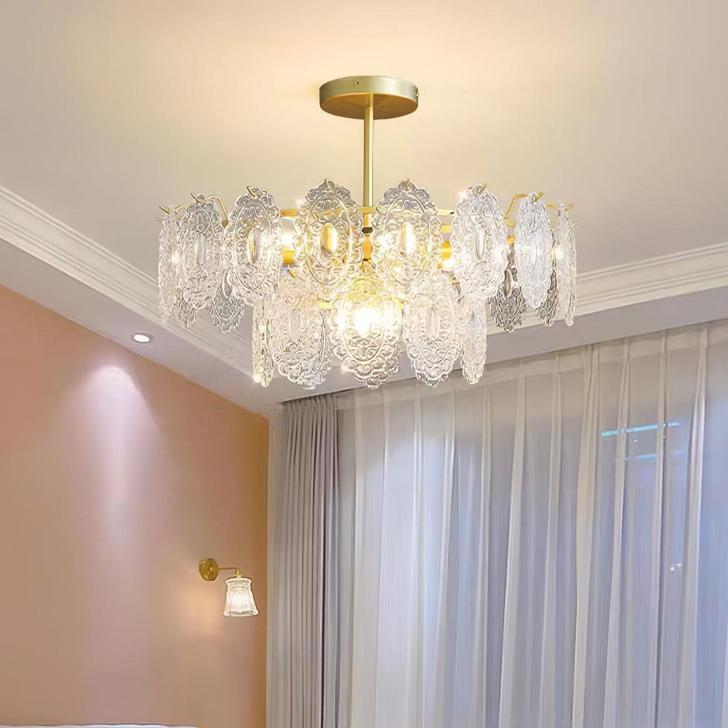 Briarden Glass Chandelier-Moonnatur