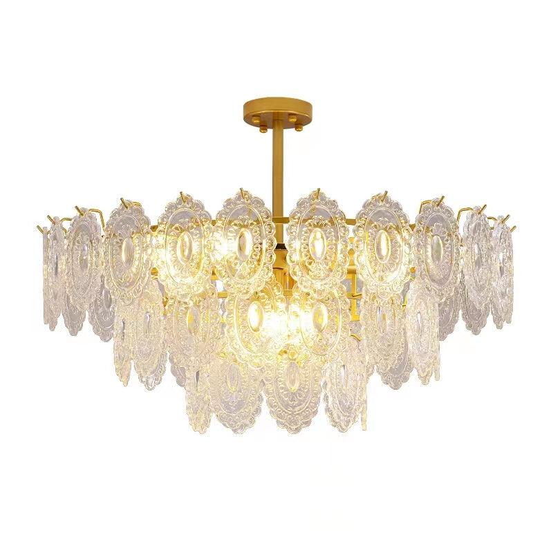Briarden Glass Chandelier-Moonnatur