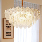 Idenia Glass Chandelier-Moonnatur