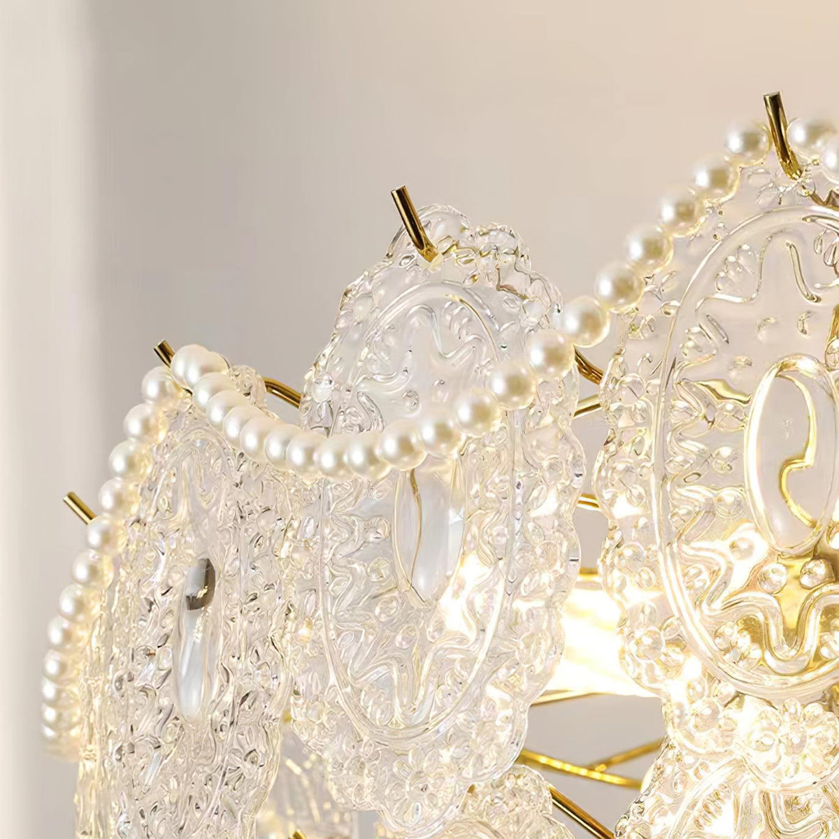 Idenia Glass Chandelier-Moonnatur