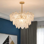 Idenia Glass Chandelier-Moonnatur