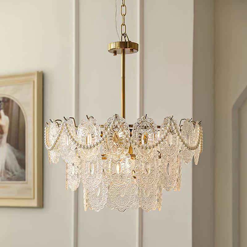 Idenia Glass Chandelier-Moonnatur