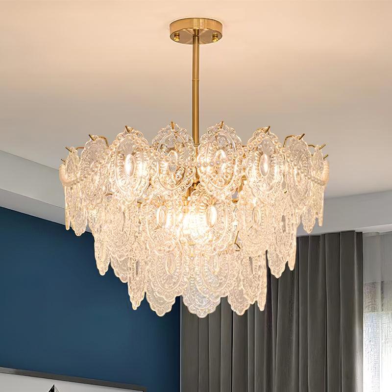 Idenia Glass Chandelier-Moonnatur