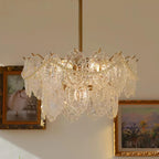 Idenia Glass Chandelier-Moonnatur