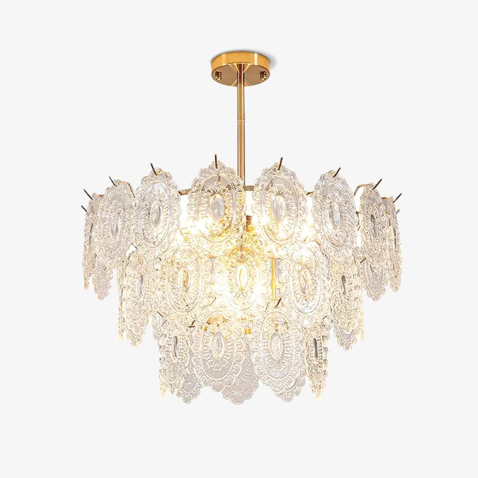 Briarden Glass Chandelier-Moonnatur