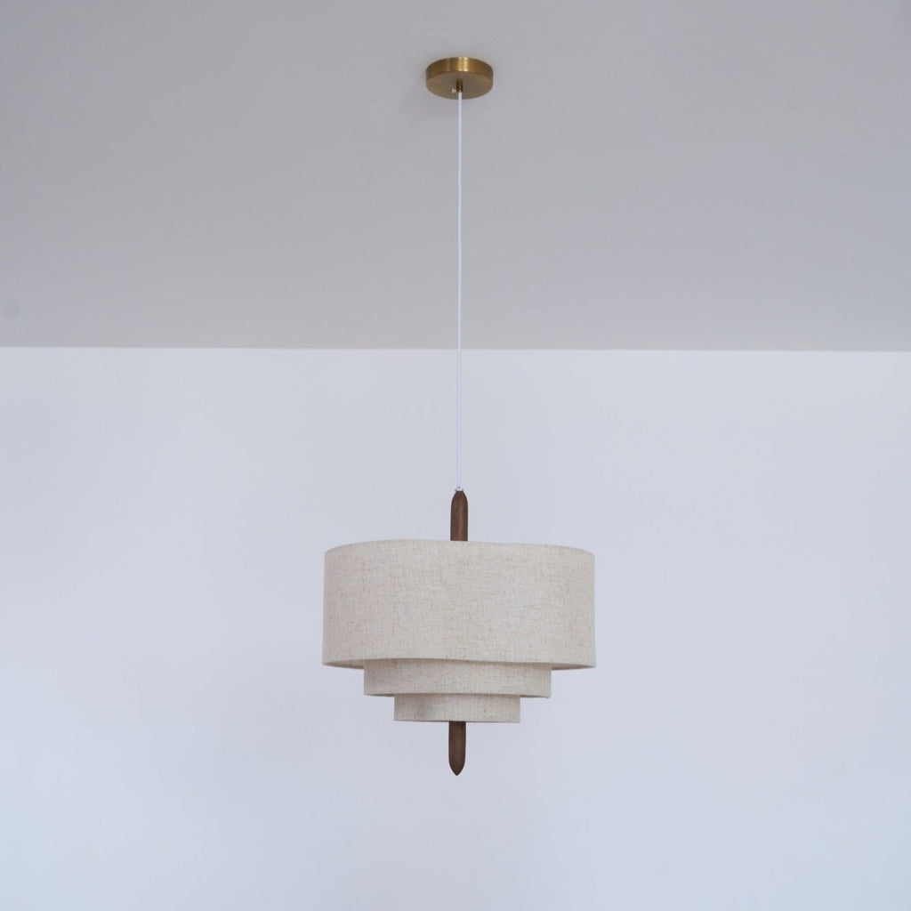 Eldenenna Fabric Pendant Light-Moonnatur