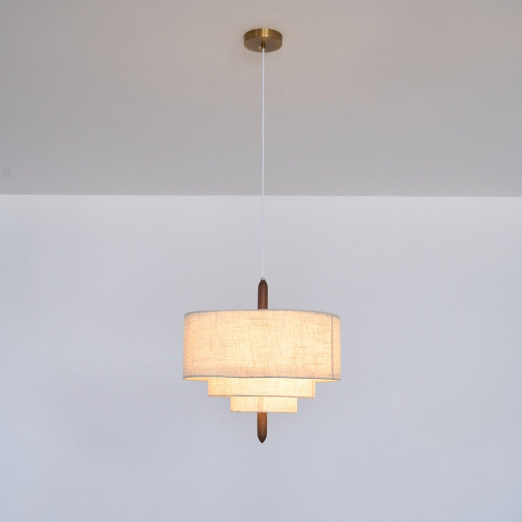 Eldenenna Fabric Pendant Light-Moonnatur