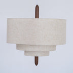 Eldenenna Fabric Pendant Light-Moonnatur