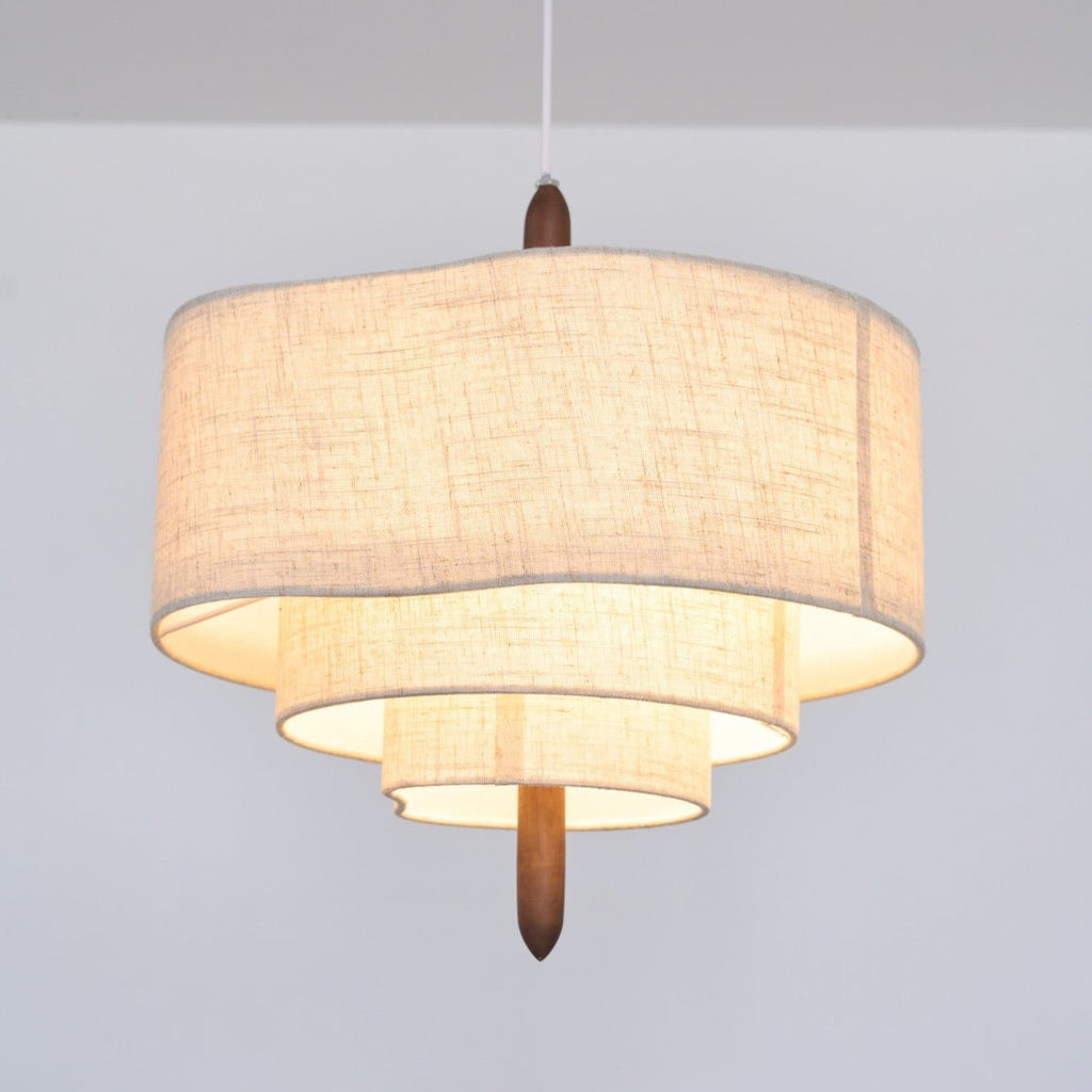 Eldenenna Fabric Pendant Light-Moonnatur