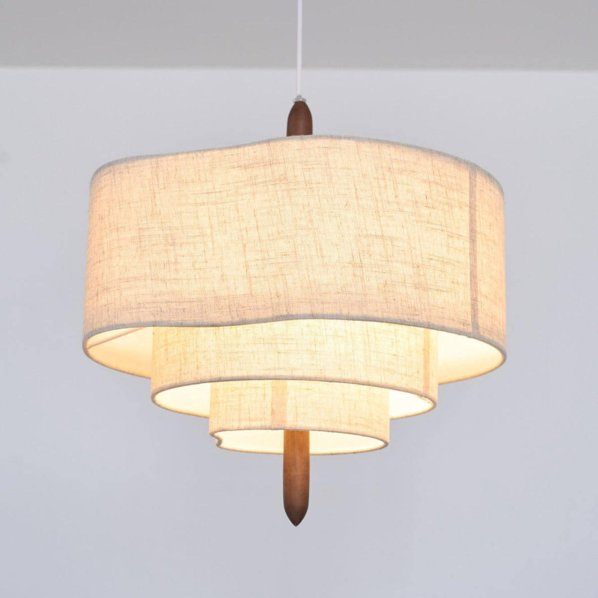 Eldenenna Fabric Pendant Light-Moonnatur