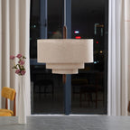 Eldenenna Fabric Pendant Light-Moonnatur