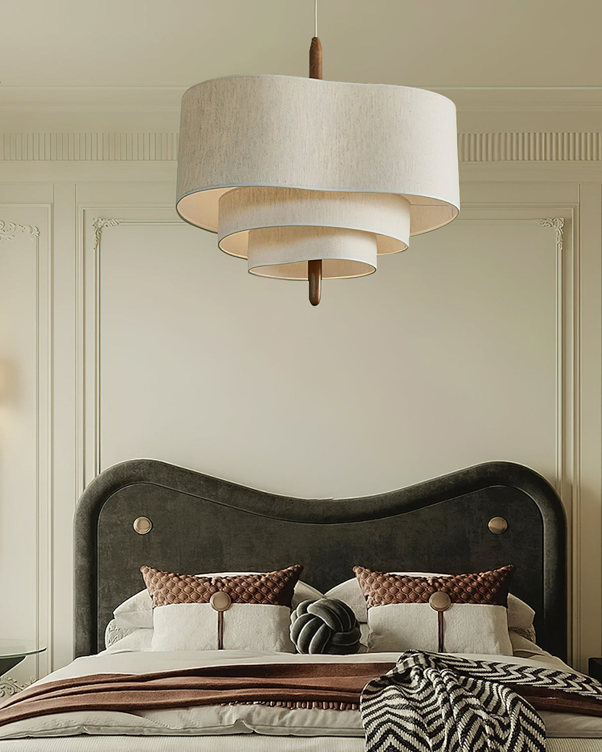 Eldenenna Fabric Pendant Light-Moonnatur
