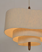 Eldenenna Fabric Pendant Light-Moonnatur