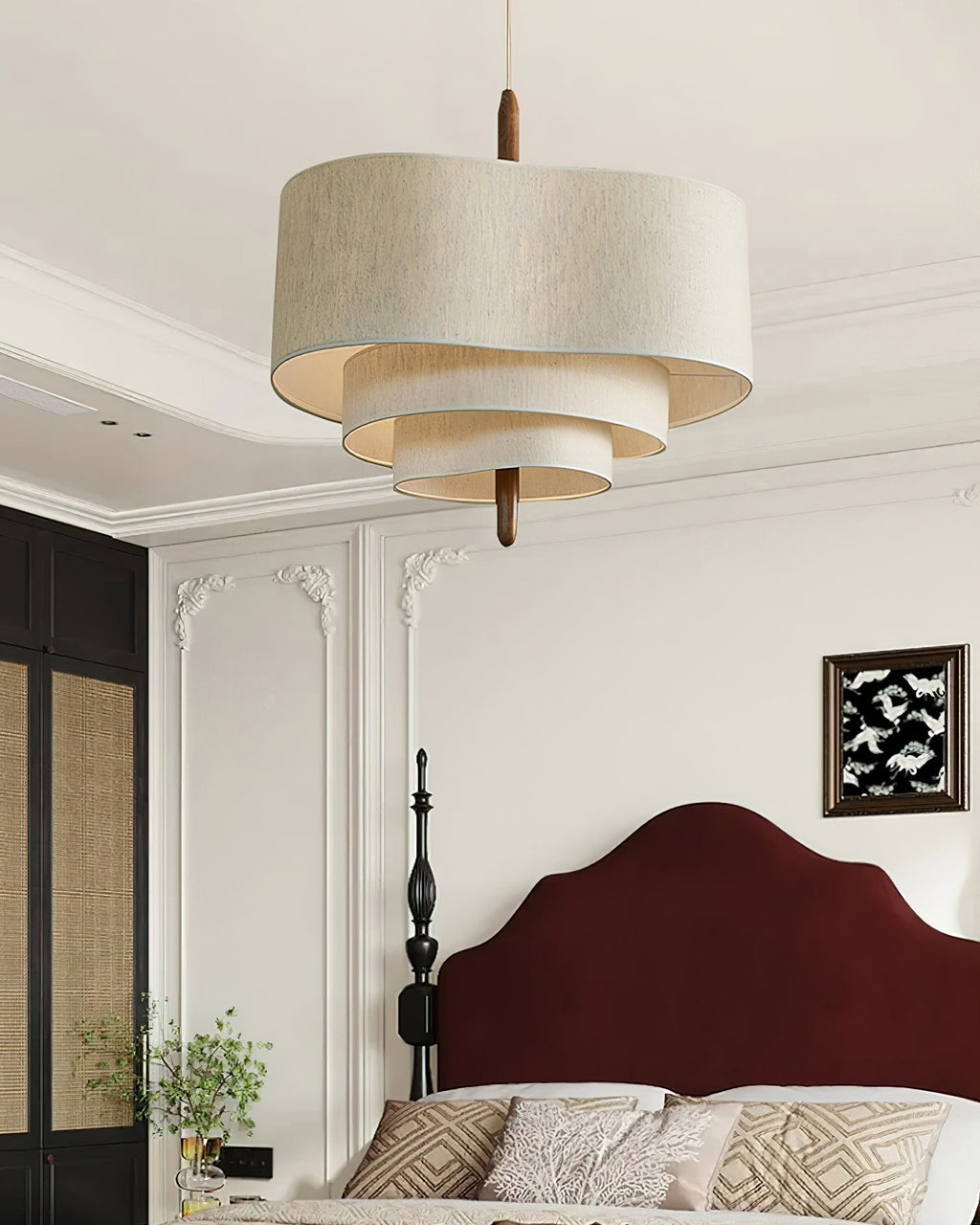 Eldenenna Fabric Pendant Light-Moonnatur