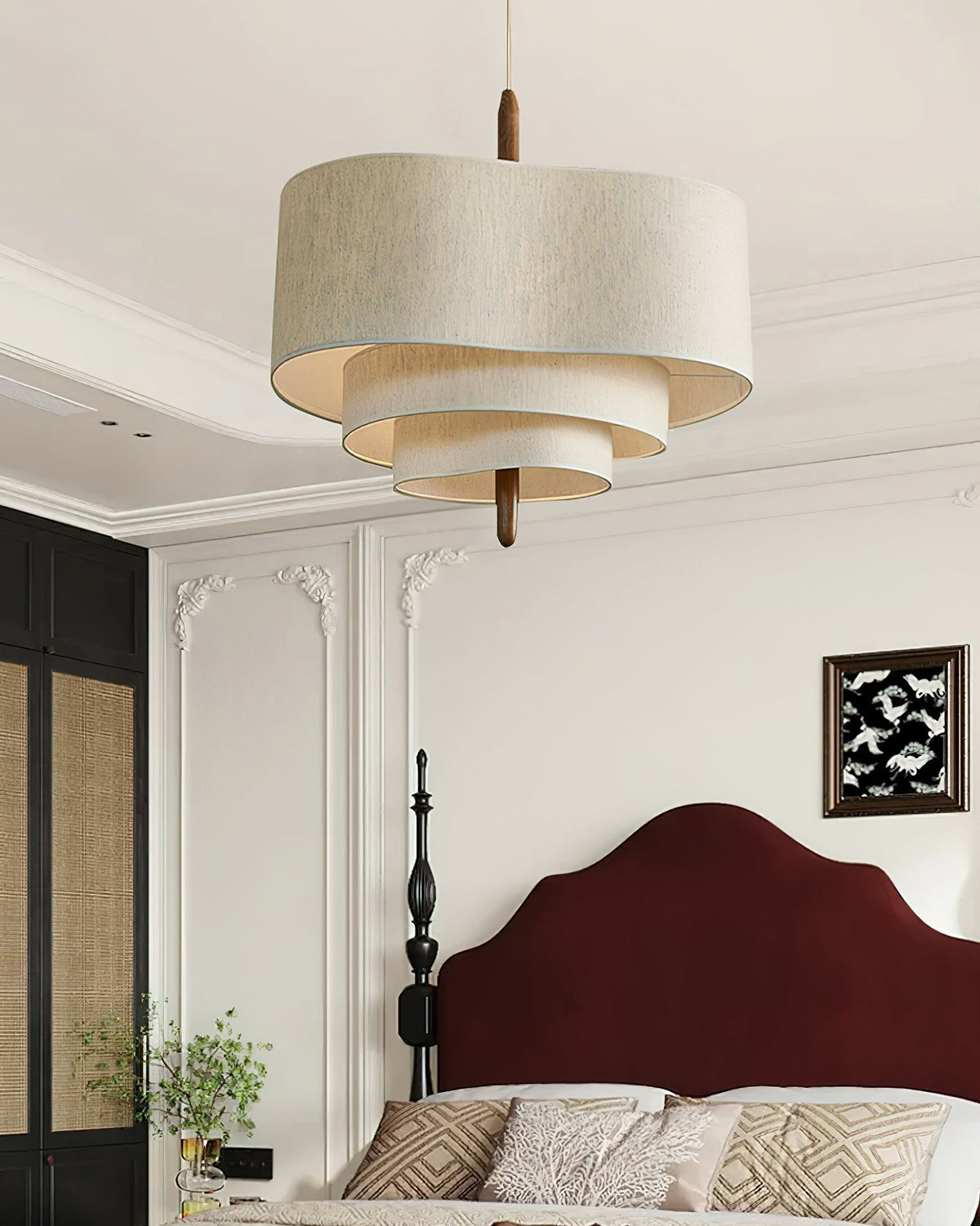 Eldenenna Fabric Pendant Light-Moonnatur