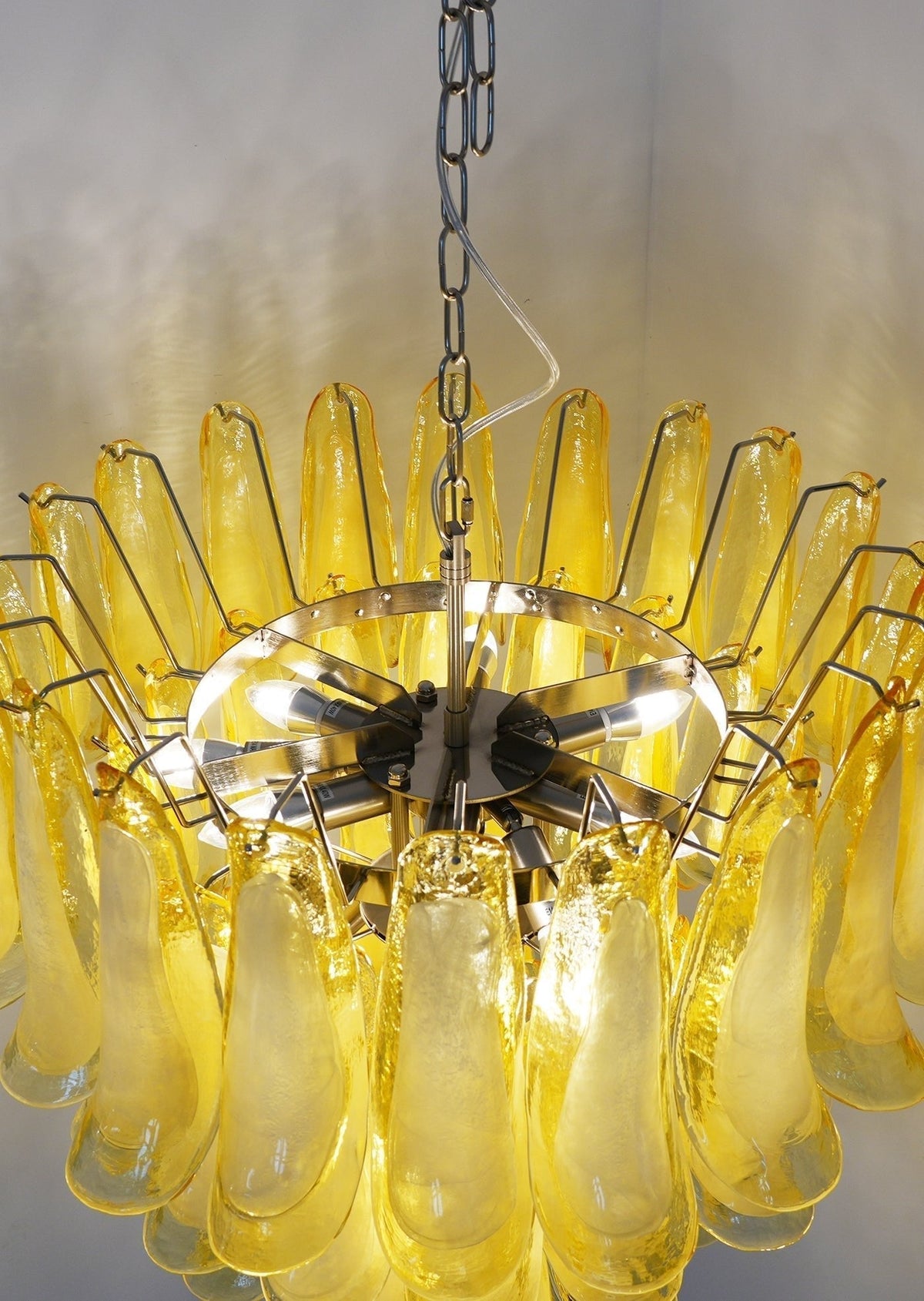 Larenis Glass Chandelier-Moonnatur