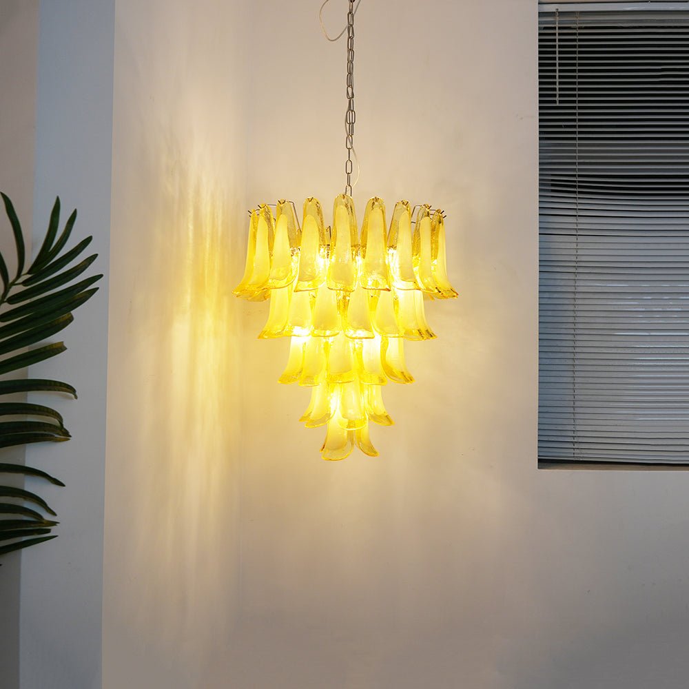 Larenis Glass Chandelier-Moonnatur