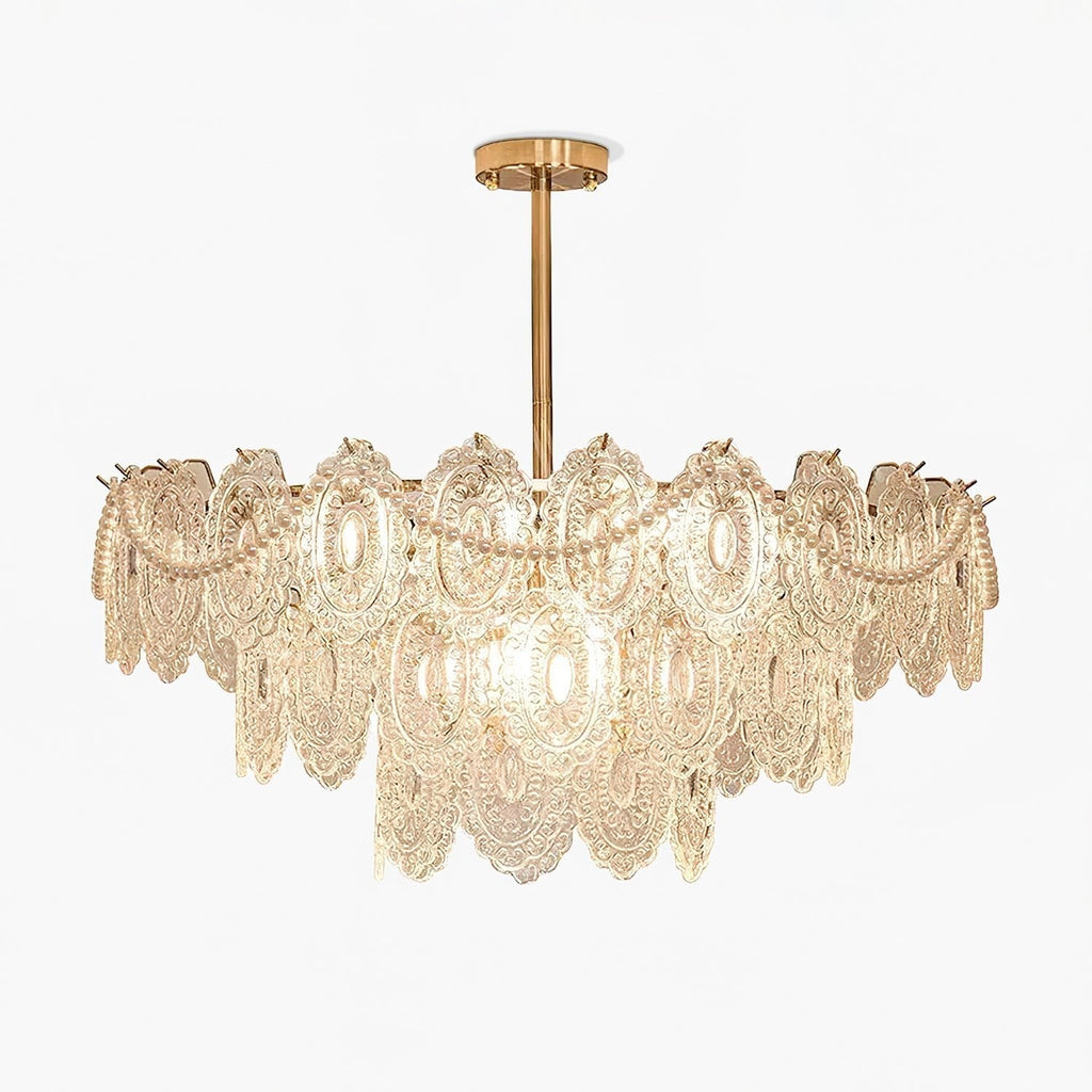Idenia Glass Chandelier-Moonnatur
