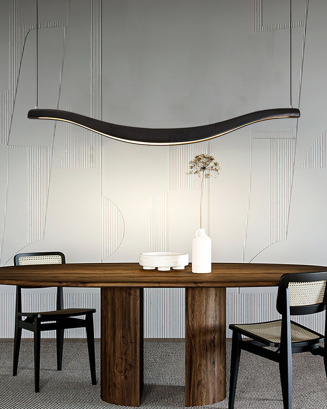 Wyrenune Wood Chandelier-Moonnatur