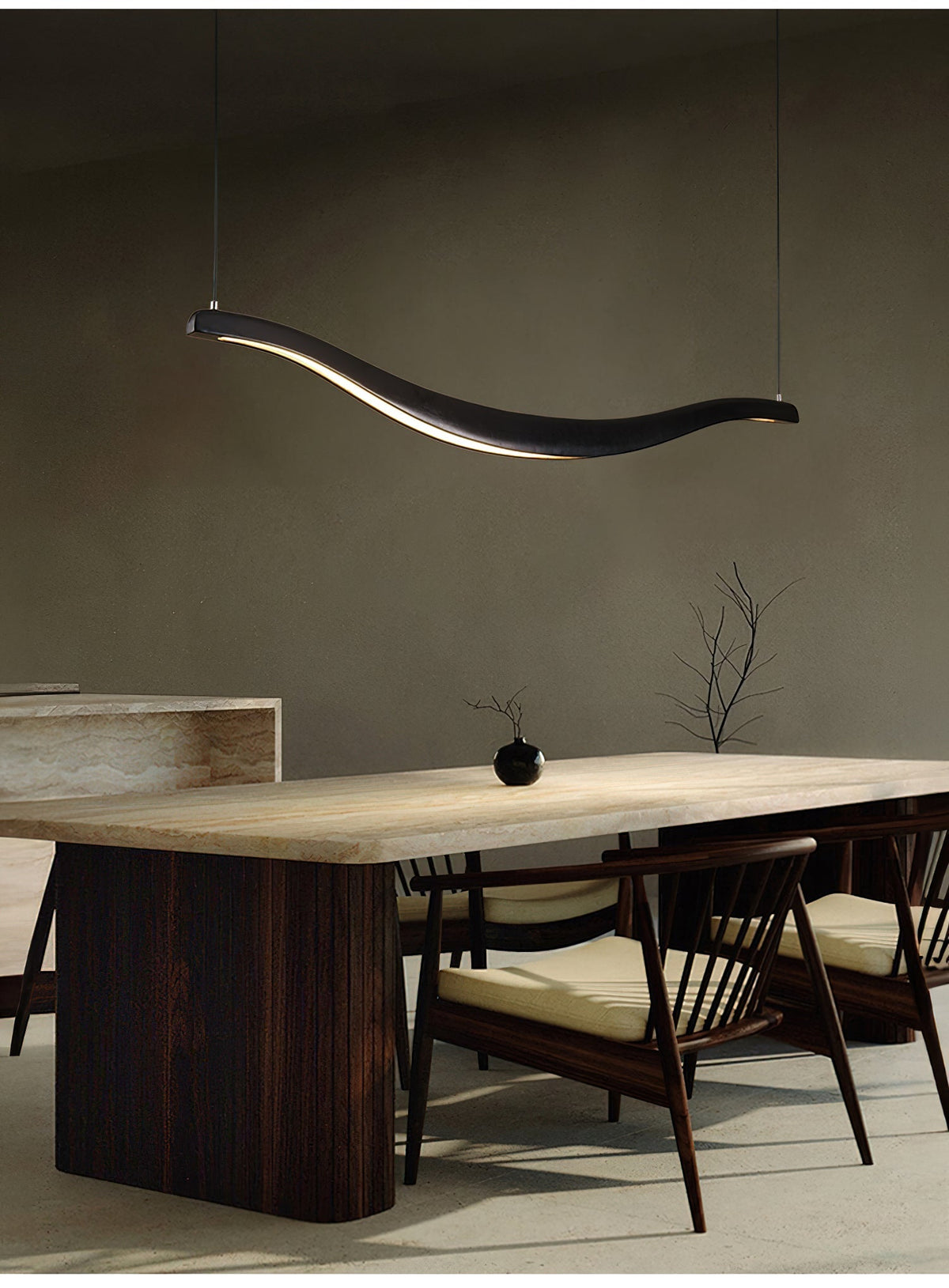 Wyrenune Wood Chandelier-Moonnatur