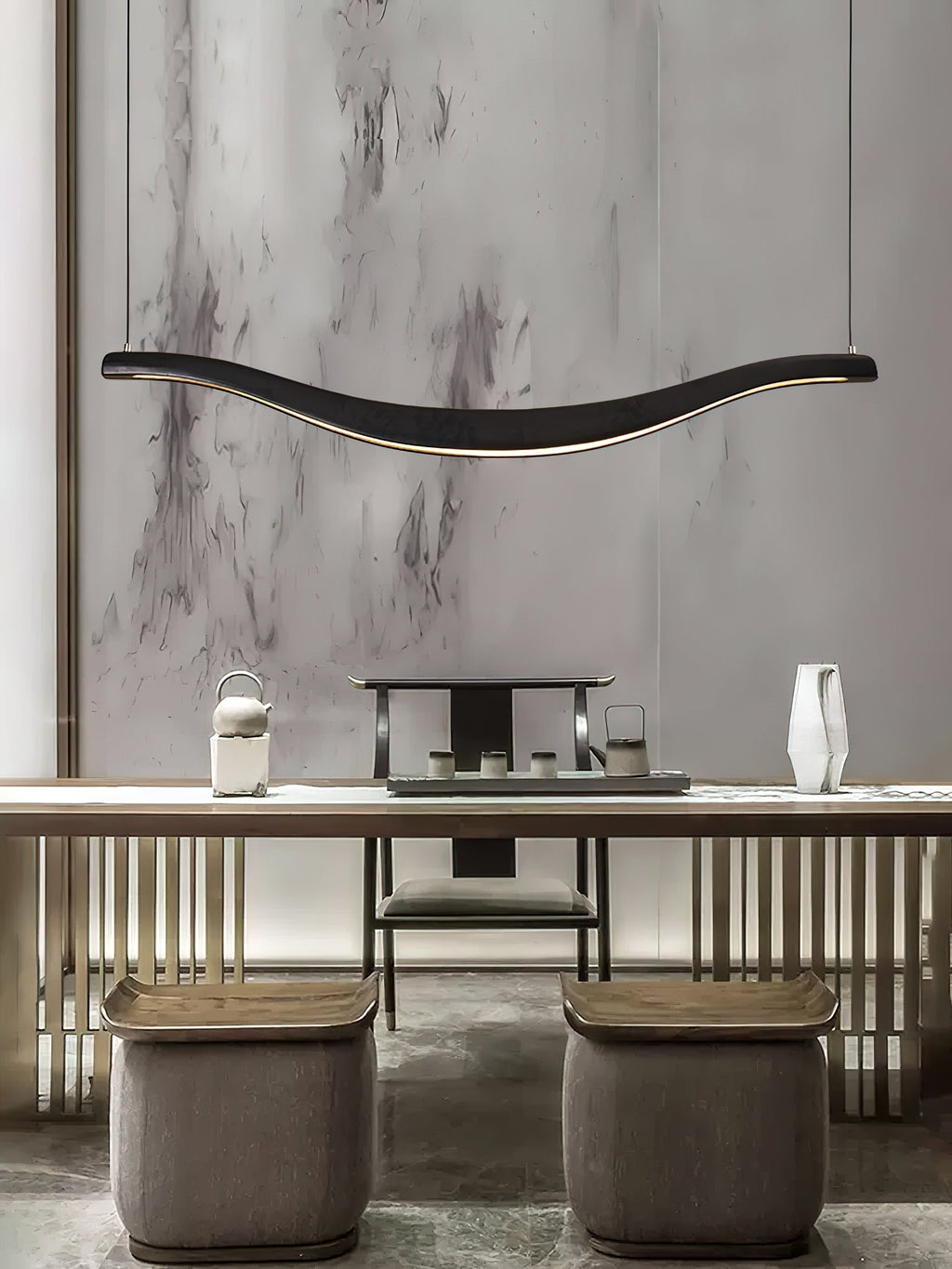 Wyrenune Wood Chandelier-Moonnatur