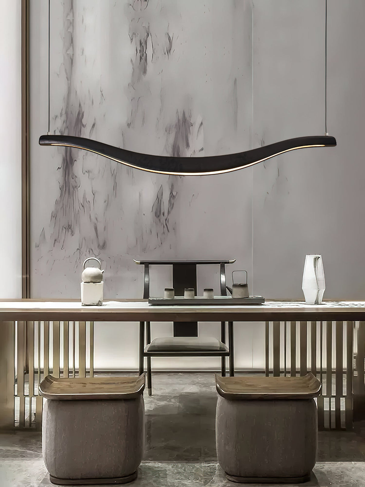 Wyrenune Wood Chandelier-Moonnatur