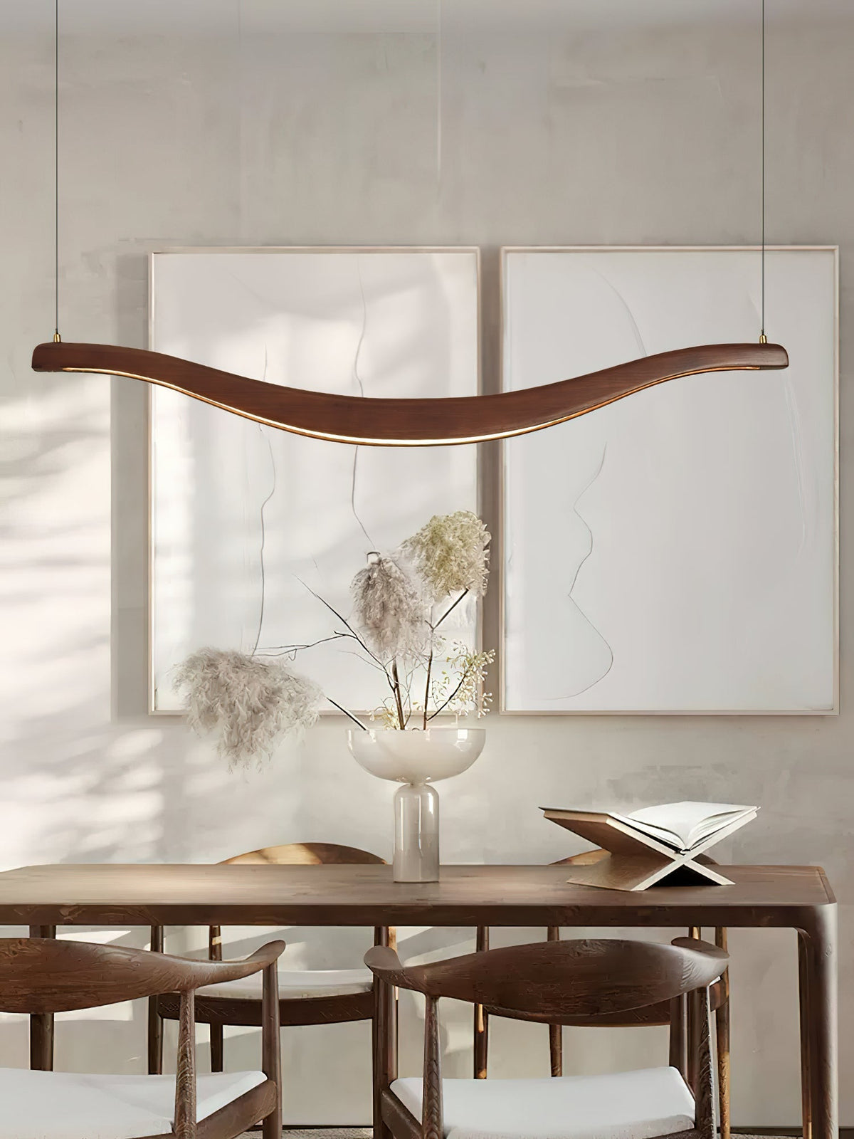 Wyrenune Wood Chandelier-Moonnatur