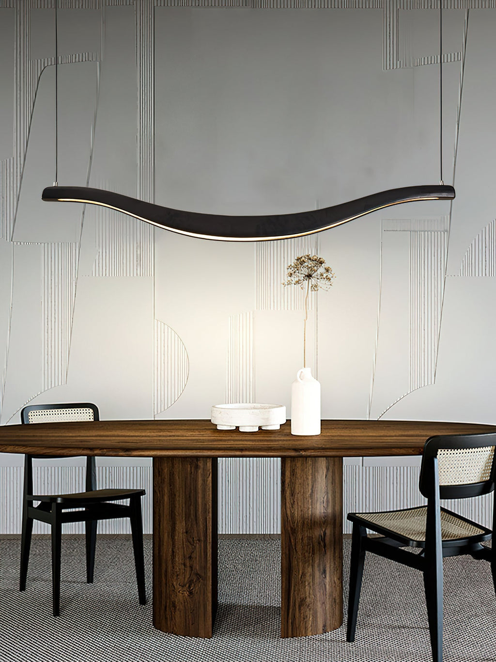 Wyrenune Wood Chandelier-Moonnatur