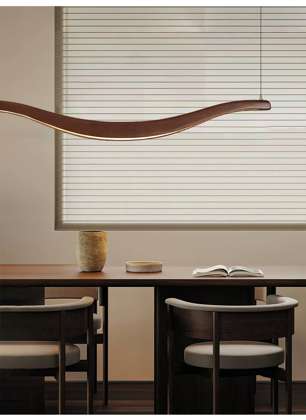 Wyrenune Wood Chandelier-Moonnatur