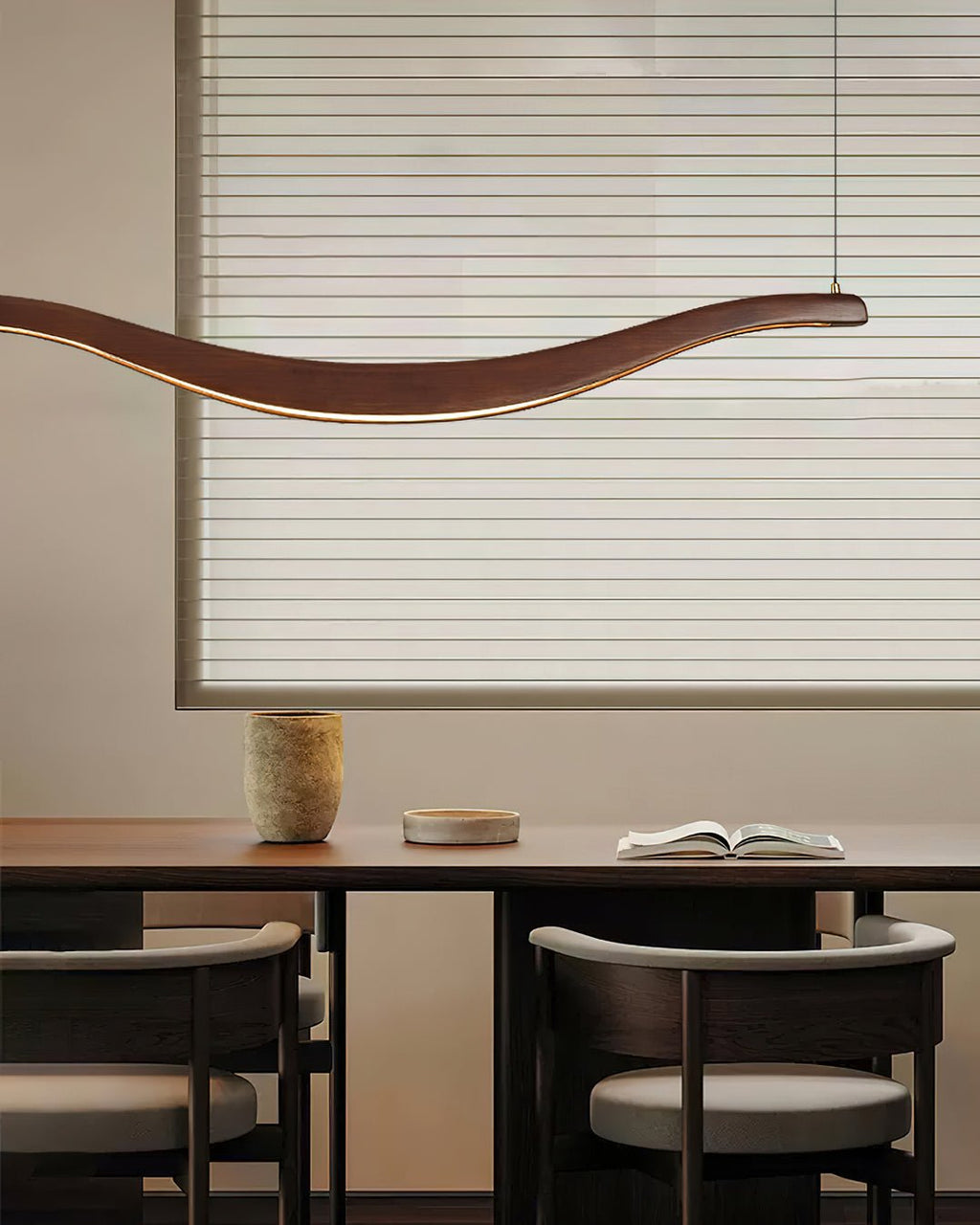 Wyrenune Wood Chandelier-Moonnatur