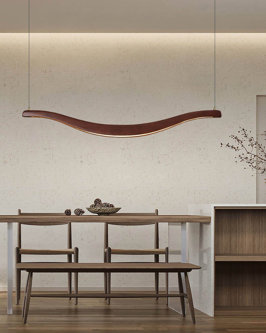 Wyrenune Wood Chandelier-Moonnatur