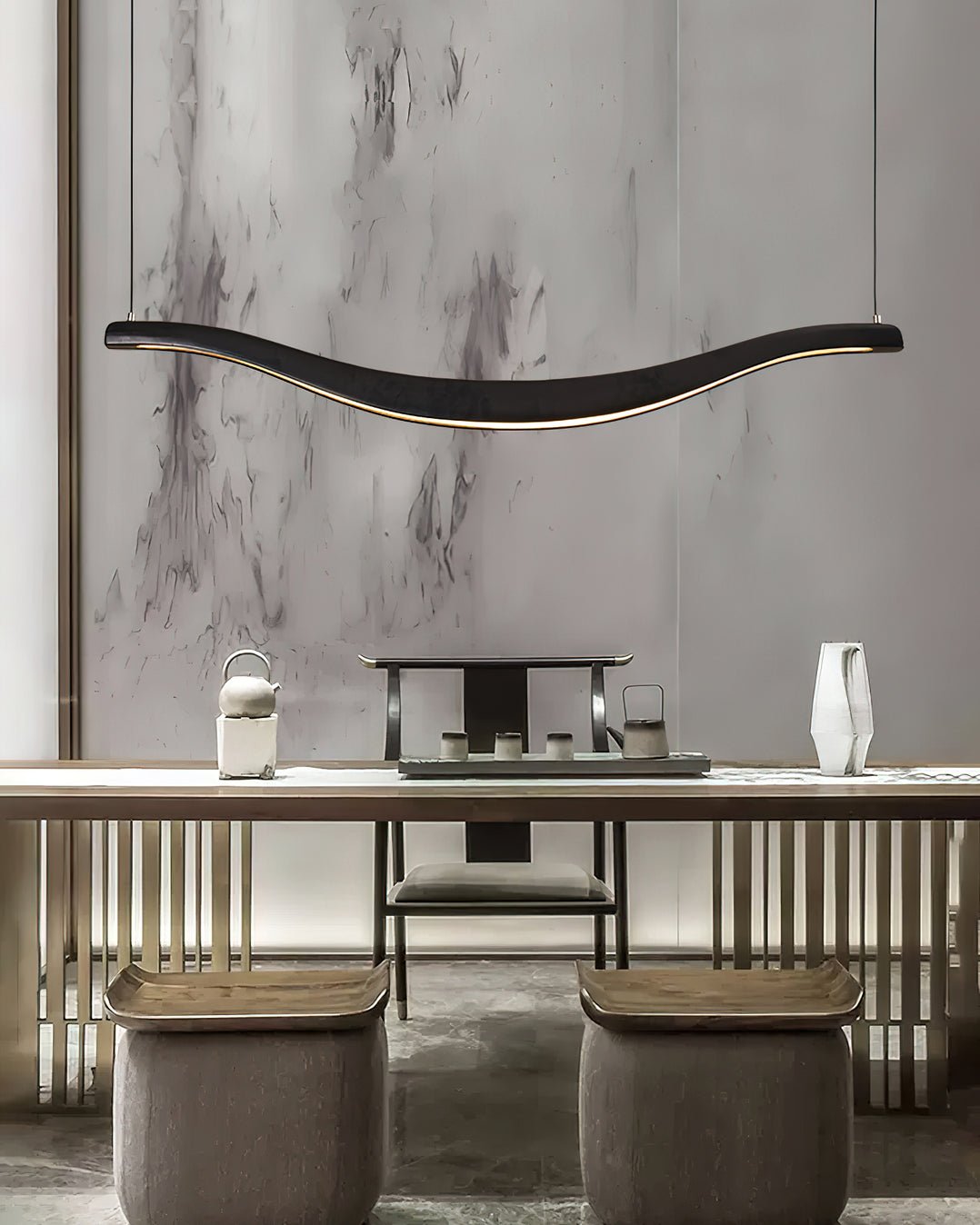 Wyrenune Wood Chandelier-Moonnatur