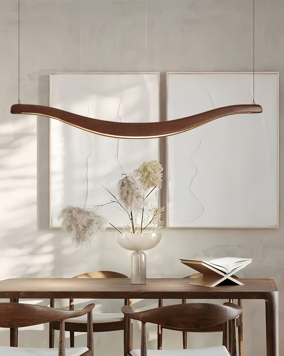 Wyrenune Wood Chandelier-Moonnatur