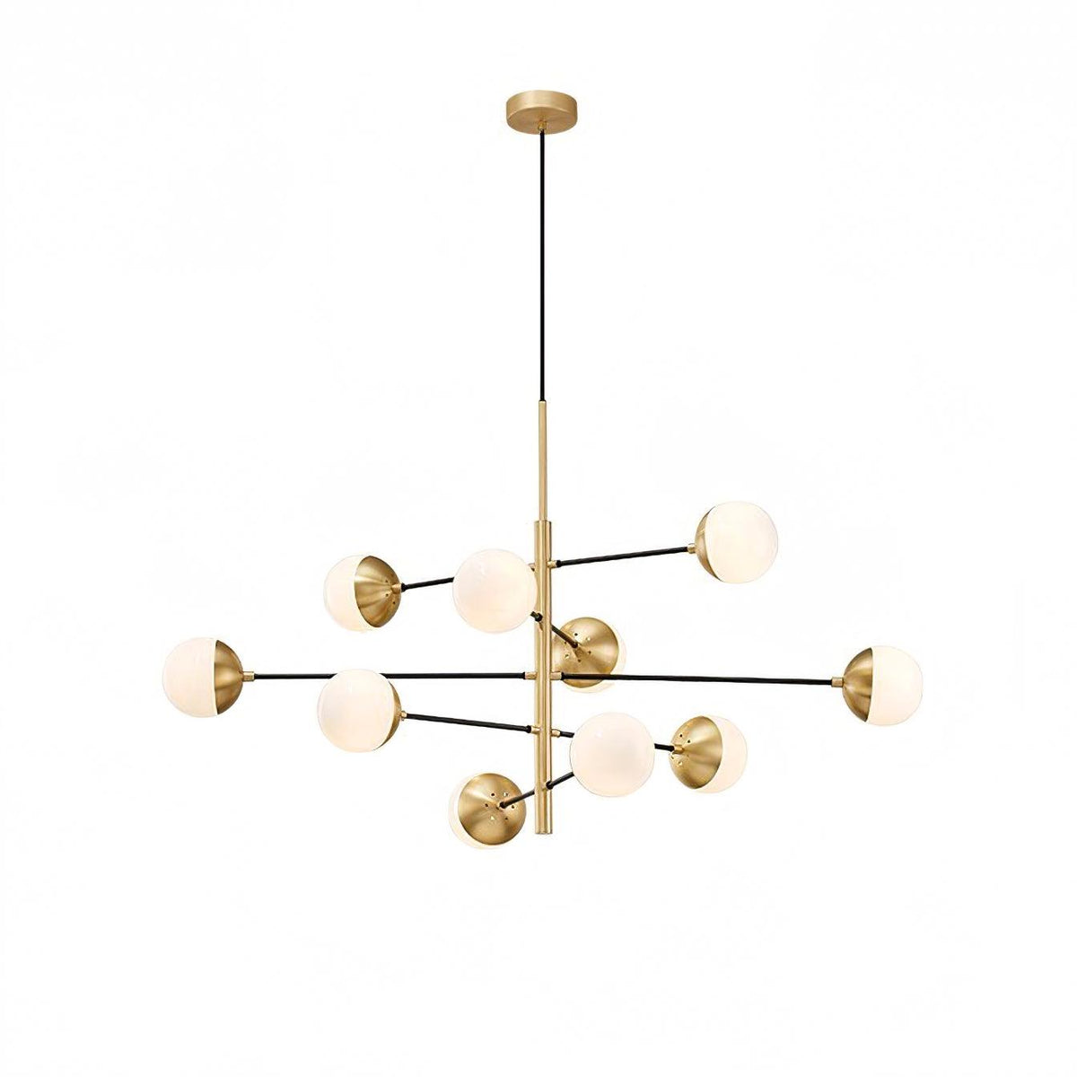 Polira Glass Chandelier-Moonnatur