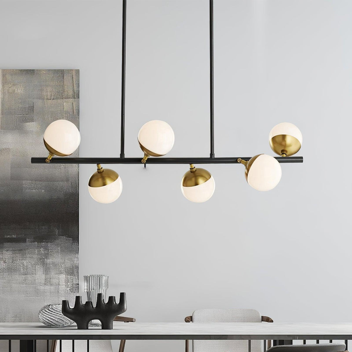 Polira Glass Chandelier-Moonnatur