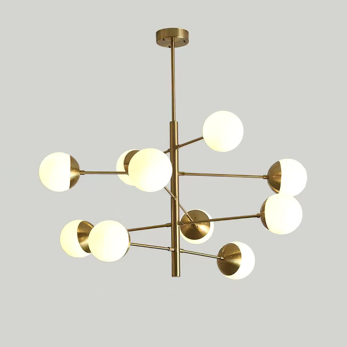 Polira Glass Chandelier-Moonnatur