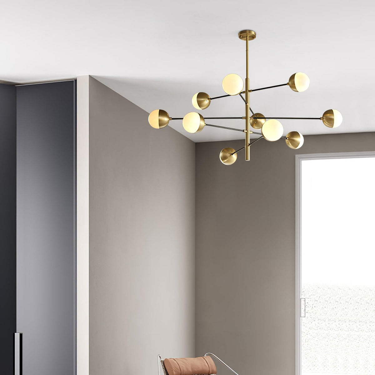 Polira Glass Chandelier-Moonnatur
