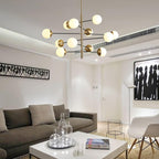 Polira Glass Chandelier-Moonnatur
