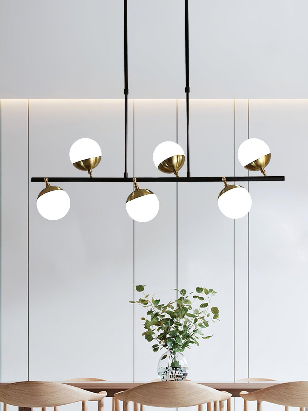 Ambelwick Glass Chandelier-Moonnatur