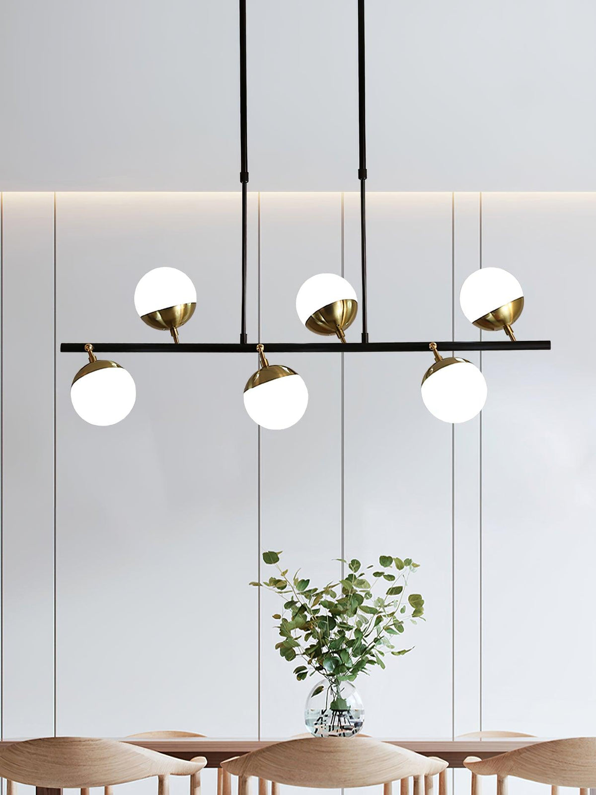 Ambelwick Glass Chandelier-Moonnatur