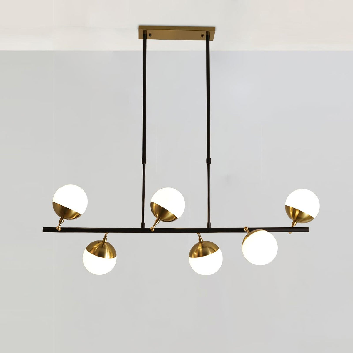Ambelwick Glass Chandelier-Moonnatur