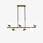 Ambelwick Glass Chandelier-Moonnatur