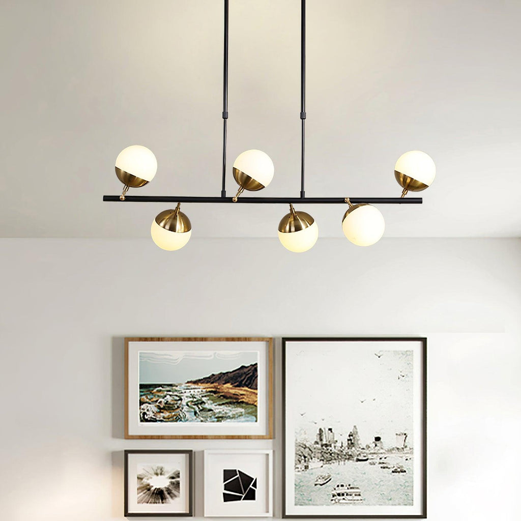 Ambelwick Glass Chandelier-Moonnatur