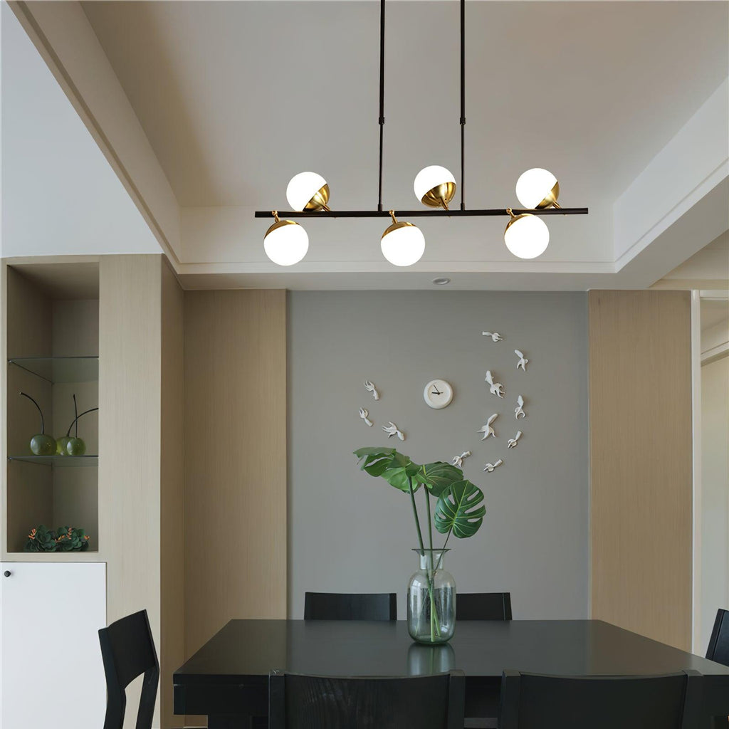 Ambelwick Glass Chandelier-Moonnatur