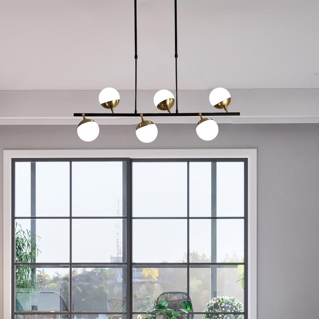 Ambelwick Glass Chandelier-Moonnatur