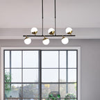 Ambelwick Glass Chandelier-Moonnatur