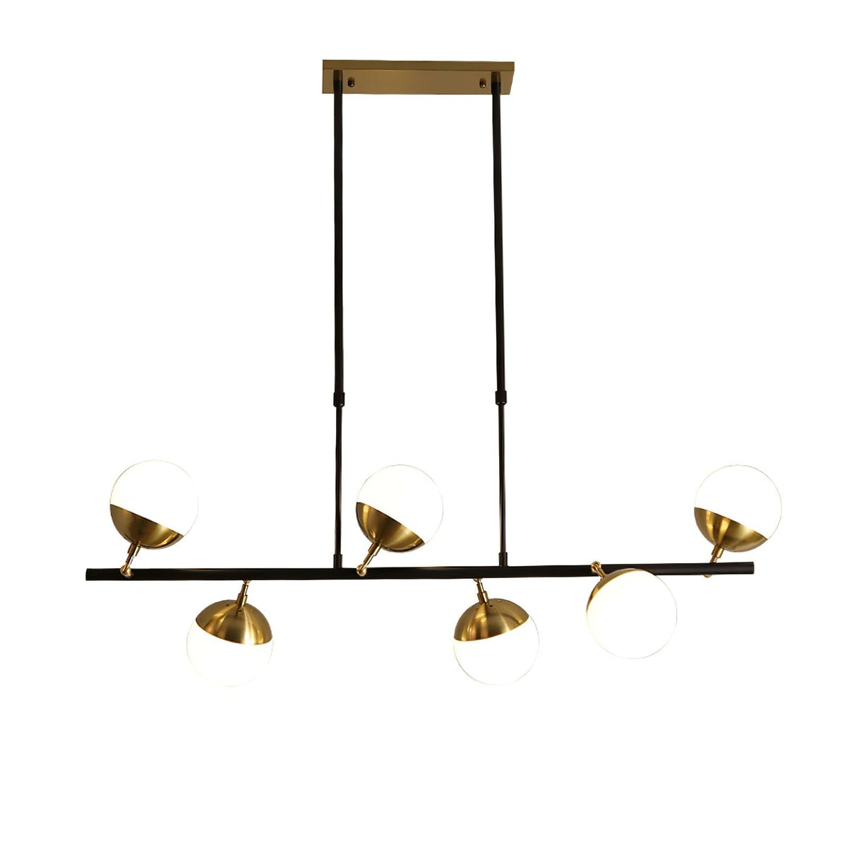 Ambelwick Glass Chandelier-Moonnatur