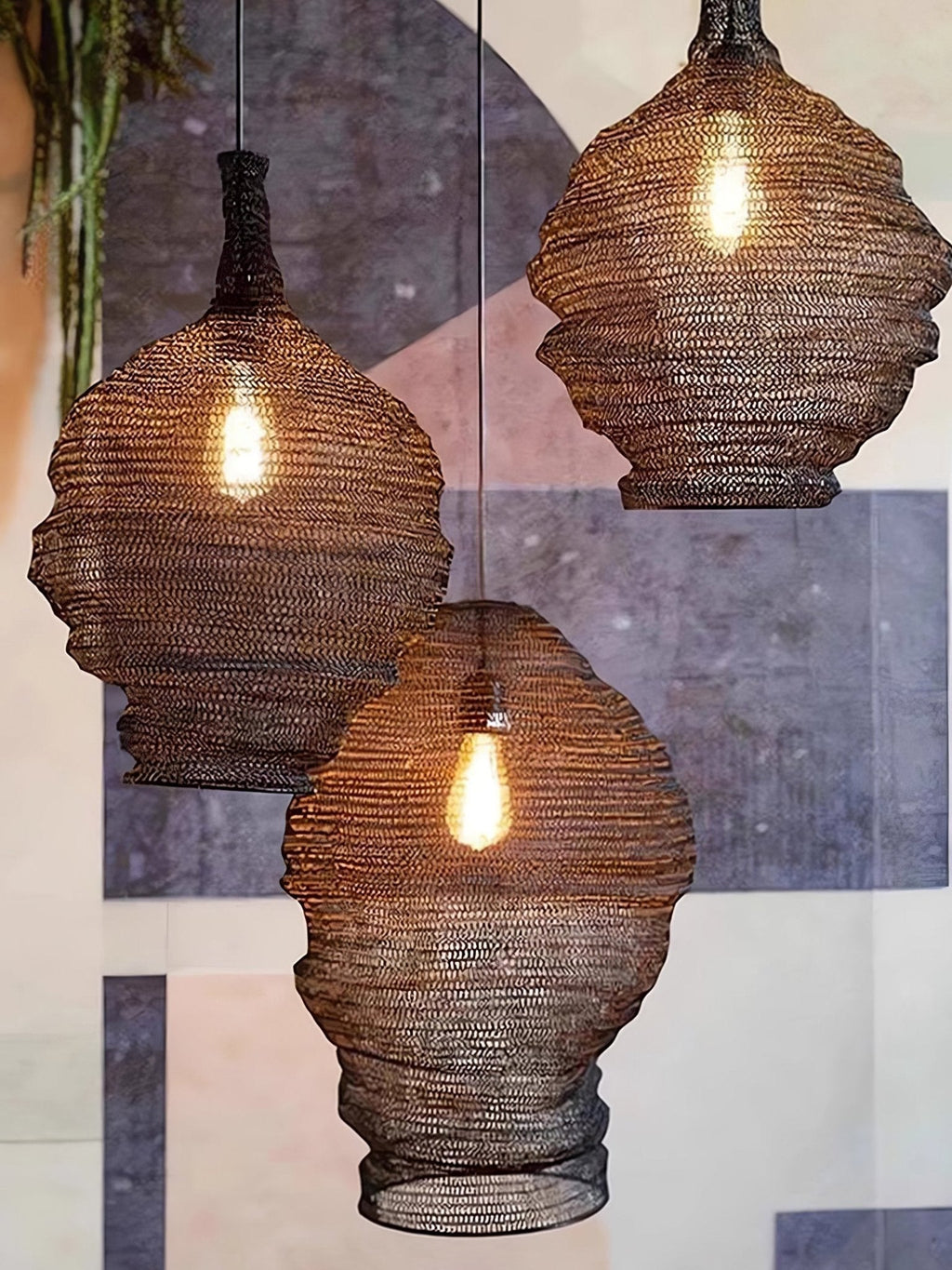 Lavenlyn Steel Pendant Light-Moonnatur