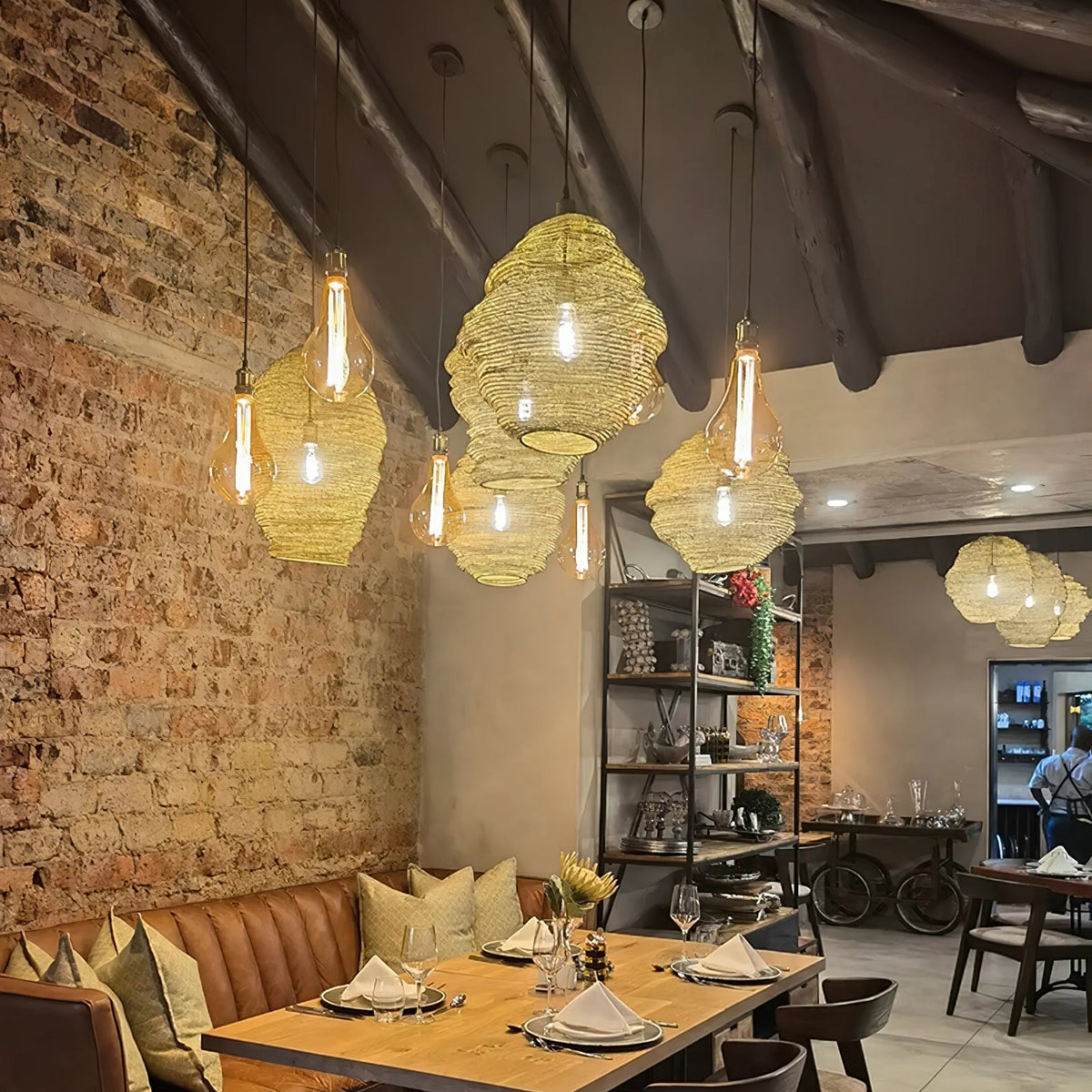Lavenlyn Steel Pendant Light-Moonnatur
